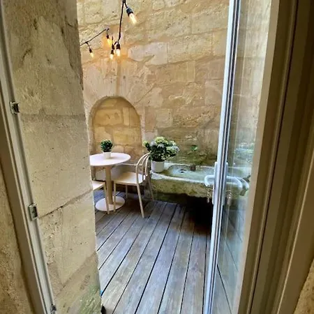 아파트 Bordelais Avec Terrasse 보르도